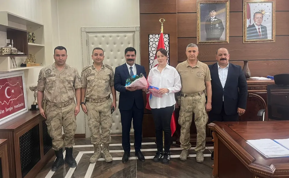   Baykan İlçe Jandarma  Komutanlığı’ndan Kaymakam Bağlı’ya Ziyaret