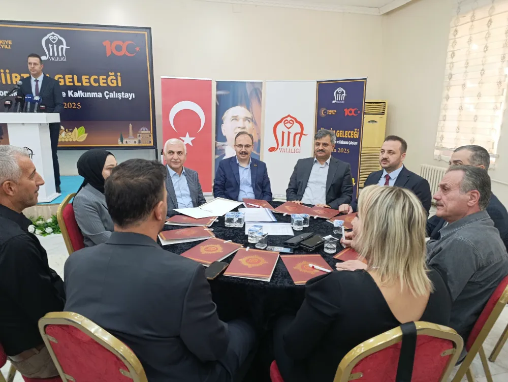 SİİRT’İN GELECEĞİ: EKONOMİK DÖNÜŞÜM VE KALKINMA ÇALIŞTAYI BAŞLADI