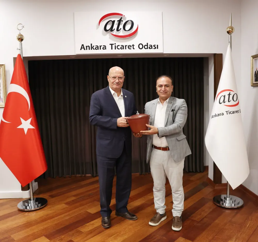 Başkent’te Bir Siirtli: ATO Başkanı Gürsel Baran’a Ziyaret