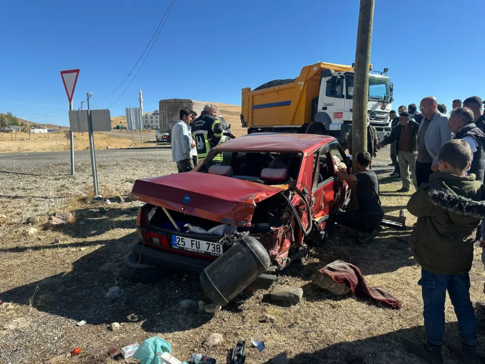 Karayazı’da trafik kazası: 1 yaralı