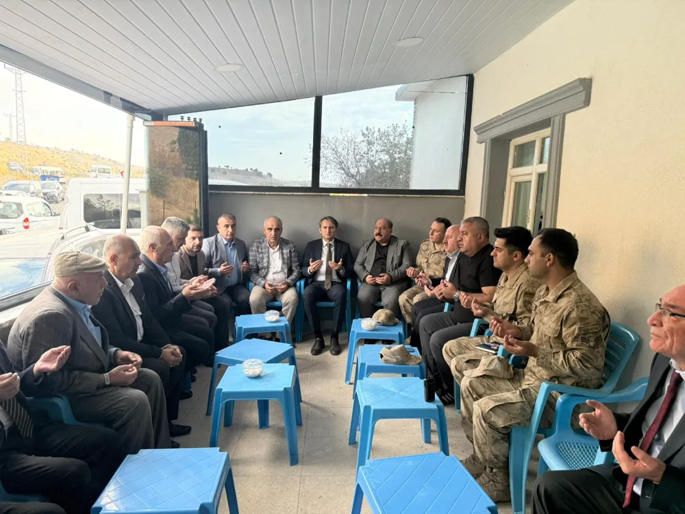 Baykan Kaymakamı Fatih Özcan’dan Ergün Tarhan Ailesine Taziye Ziyareti