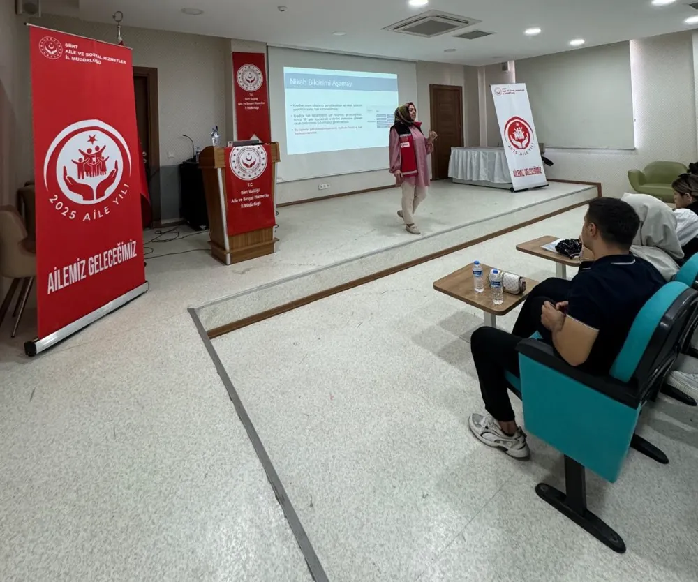 Siirt’te Evlenecek Çiftlere “Evlilik Öncesi Eğitim” Verildi