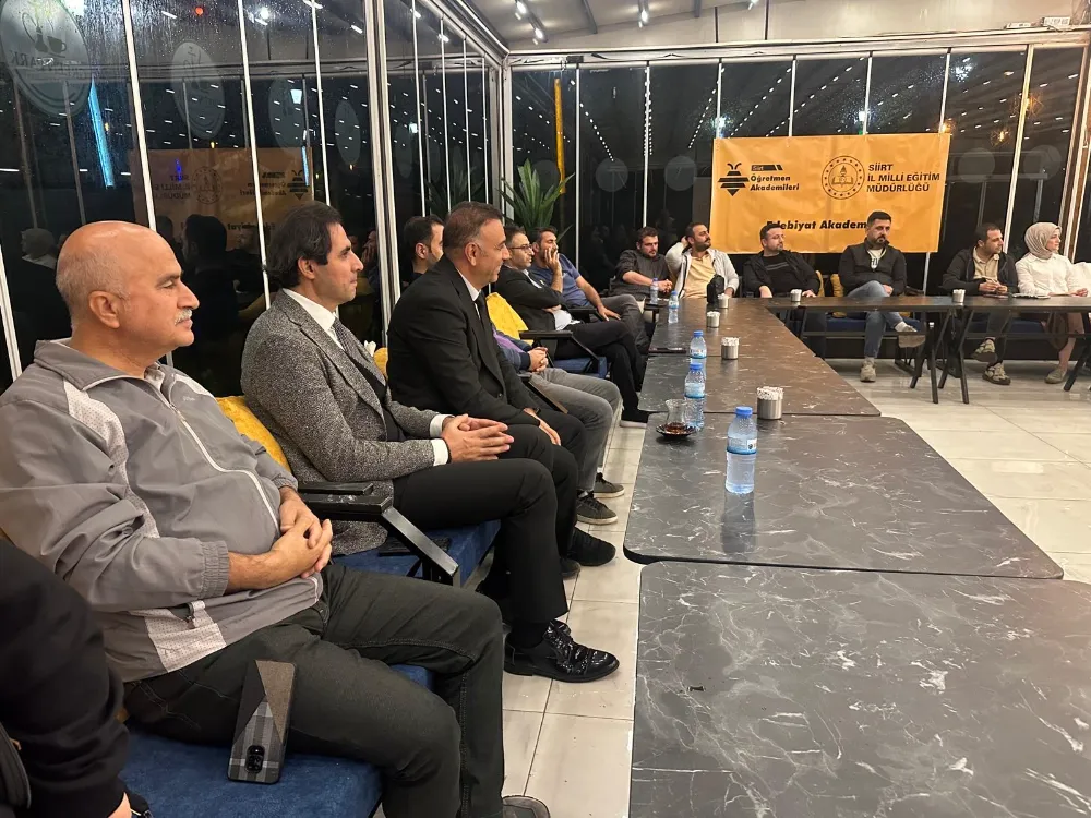 Siirt Öğretmen Akademilerinden Edebiyat Buluşması