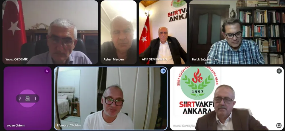 SİİRT’İN TARİHİNE IŞIK TUTACAK TOPLANTI ANKARA’DA GERÇEKLEŞTİRİLDİ