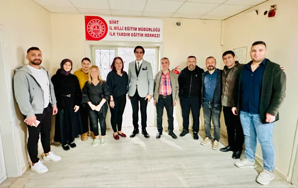 İl Millî Eğitim Müdürü SAZ, İlk Yardım Eğitim Merkezinde İncelemelerde Bulundu