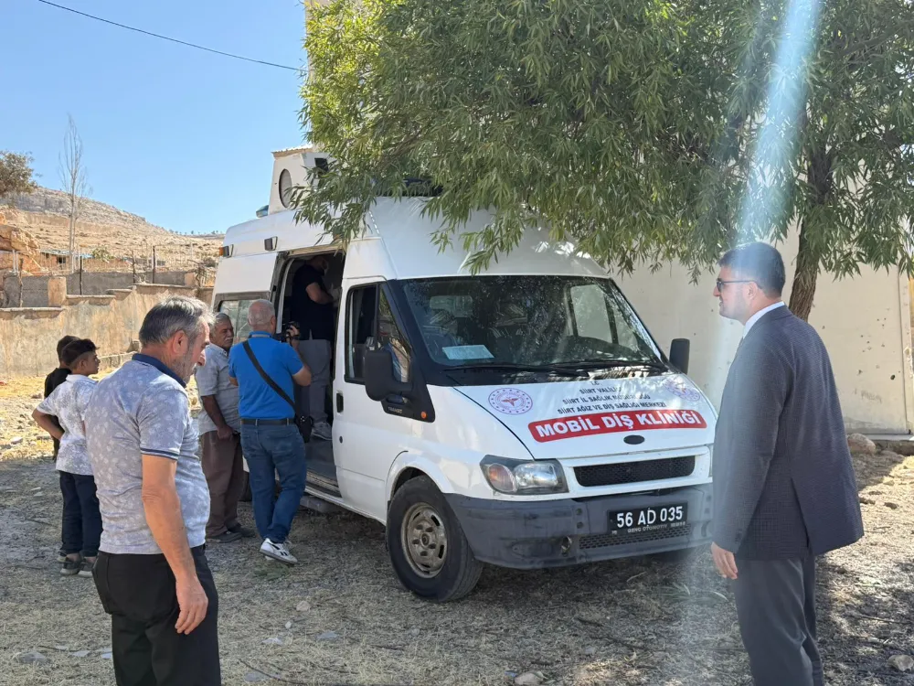 Siirt’te Mobil Diş Kliniği Hizmete Başladı