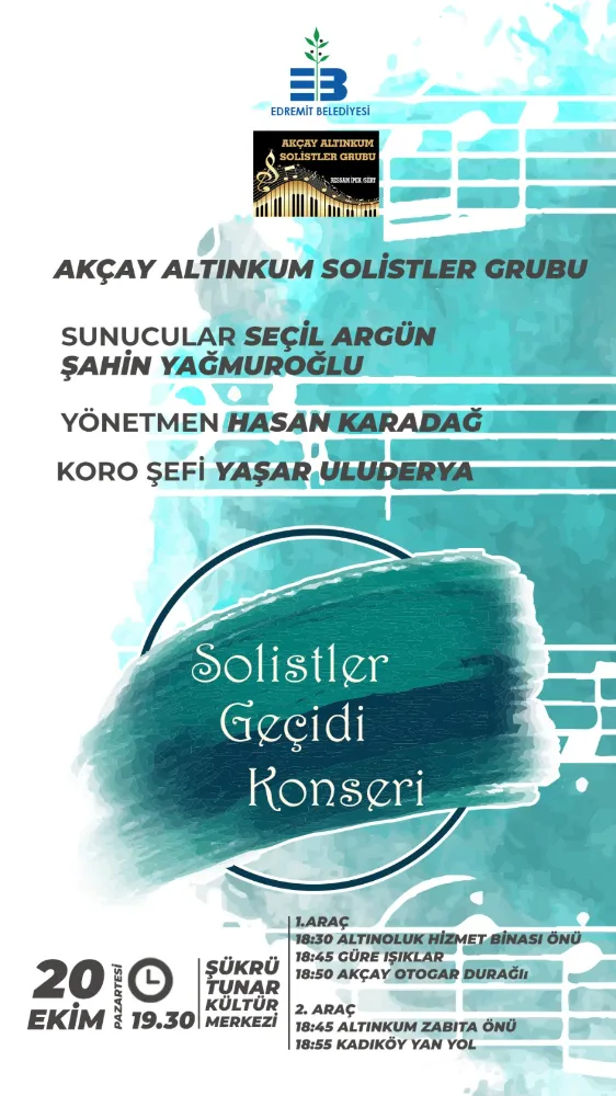 Siirtli Sanatçı Yaşar Uluderya’dan Edremit’te Müzik Ziyafeti