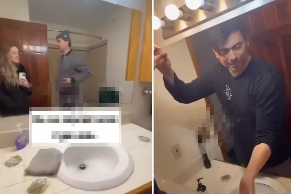 Banyo camının arkasına baktıklarında dehşete düştüler