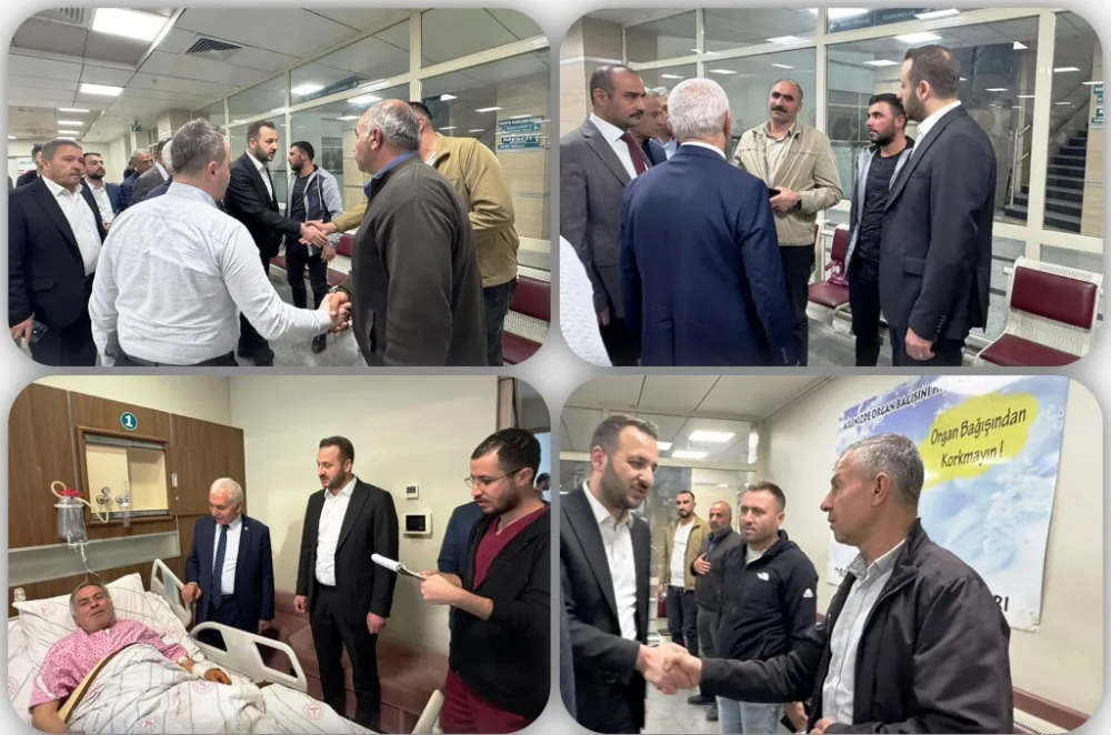 Siirt Eğitim ve Araştırma Hastanesi’nde Hasta Ziyareti: Mervan Gül ve AK Parti Heyetinden Anlamlı Buluşma