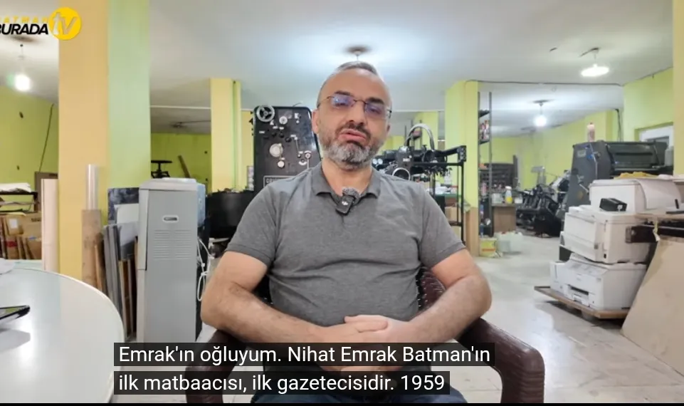Siirtli Emrak Ailesinden Batman’a Işık Tutan Bir Miras: İlk Matbaanın Hikayesi