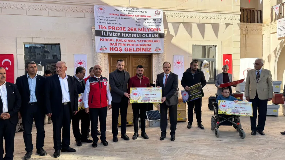 Siirt’te Üreticiye Büyük Destek: Arıcılık Ekipmanları ve Hibe Dağıtımı Töreni Düzenlendi