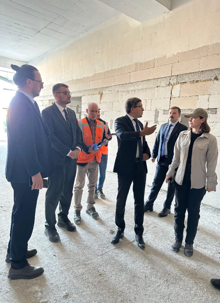 Siirt Eğitim ve Araştırma Hastanesi Şantiyesinde İnceleme Ziyareti Gerçekleştirildi