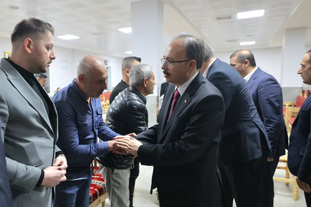 Vali Dr. Kemal Kızılkaya’dan Kurtalan’da Taziye Ziyaretleri