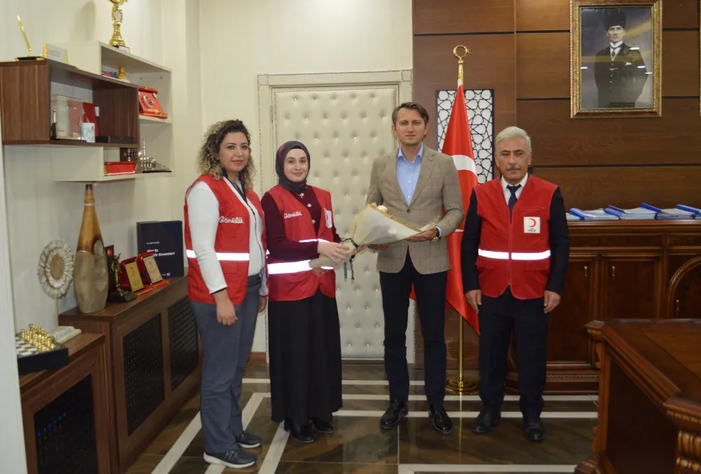 Kızılay’ın 157. Yılında Anlamlı Ziyaret: Baykan Şubesi’nden Kaymakam Özcan’a Nezaket Buluşması