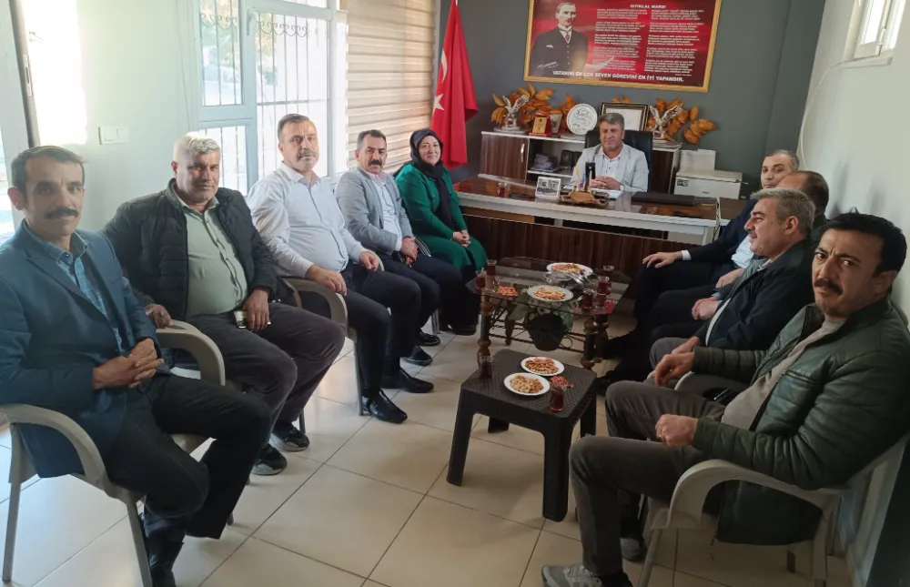 MHP Siirt İl Başkanı Cengizhan Tükenmez ve Heyetinden Mahalle Muhtarlarına Ziyaret