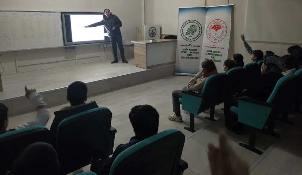 Siirt - Baykan Yatılı Bölge Ortaokulu’nda Öğrencilere Doğa ve Çevre Bilinci Eğitimi