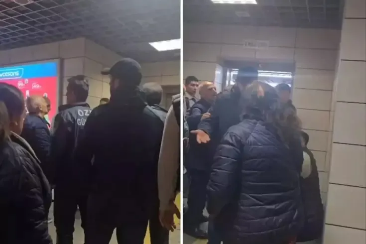 İstanbul’da Marmaray’da sözlü tartışma