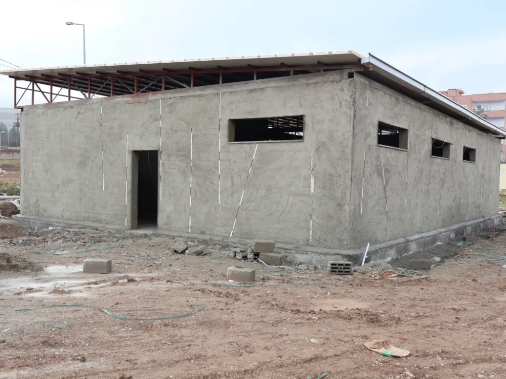 Siirt Kurtalan Tekel Mahallesi’nde Halk Ekmek Üretim Tesisi Yükseliyor