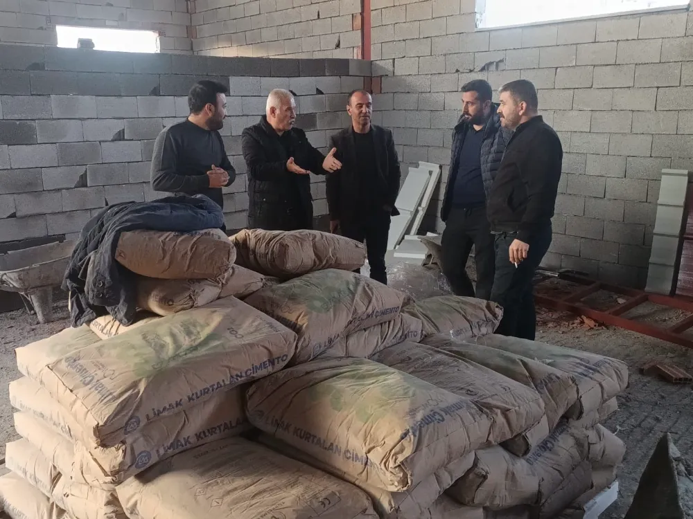 Siirt Kurtalan’da Halk Ekmek Üretim Tesisi Çalışmaları Hızla İlerliyor