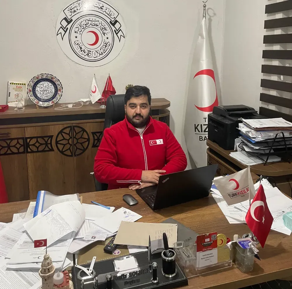 Baykan Genç Kızılay Başkanı Muhammed Solmaz