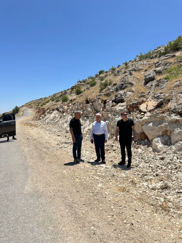 Mervan Gül, Kayabağlar–Yanarsu Yolunda İncelemelerde Bulundu