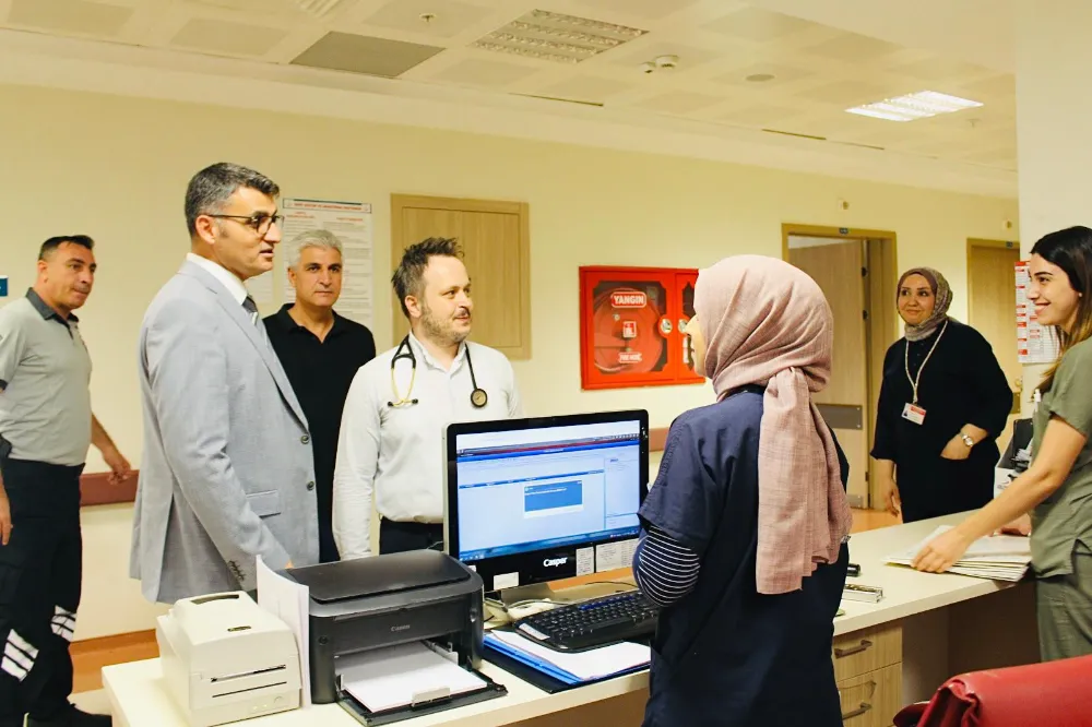 Siirt İl Sağlık Müdürü Hacıoğlu’ndan Siirt Eğitim ve Araştırma Hastanesi’ne Değerlendirme Ziyareti