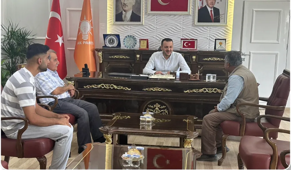 Siirt İl Başkanı Özturan, Aile ve Sosyal Hizmetler İl Müdürü Sabri Sidar’ı Ağırladı