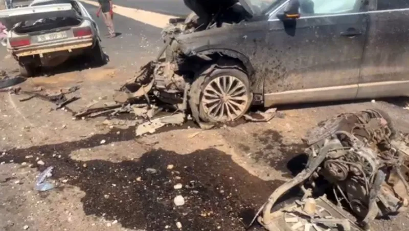 TOGG araç  kazada hurdaya döndü: 1 ölü, 2 yaralı