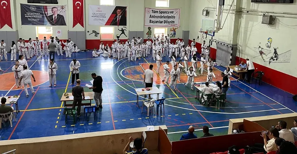 Siirt’te Taekwondo Coşkusu: 150 Sporcu Siyah Kuşak İçin Ter Döktü