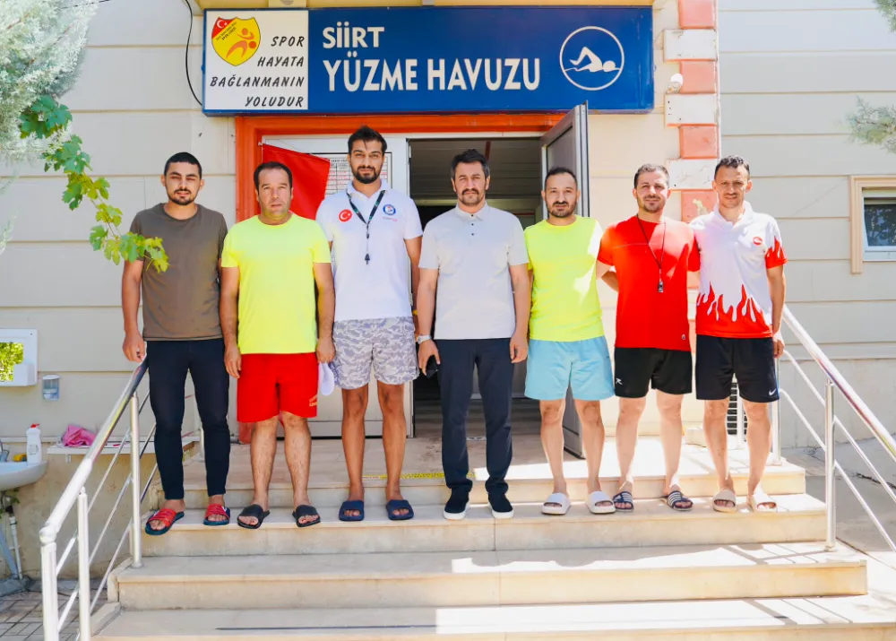 Siirt İl Müdürü Çalgan’dan Yüzme Havuzlarına Ziyaret: “Kaliteli Hizmet Önceliğimiz”