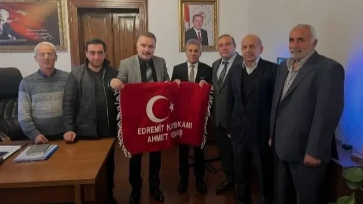 SİİRT VAKFI EDREMİT ŞUBESİNDEN KAYMAKAM ODABAŞ’A ZİYARET VE İSTİŞARE TOPLANTISI