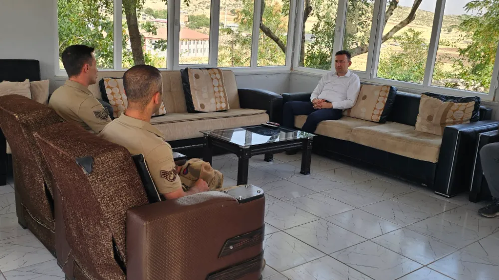 SİİRT PERVARİ KAYMAKAMI GÜLDEREN’DEN EKİNDÜZÜ JANDARMA KARAKOLU’NA ZİYARET