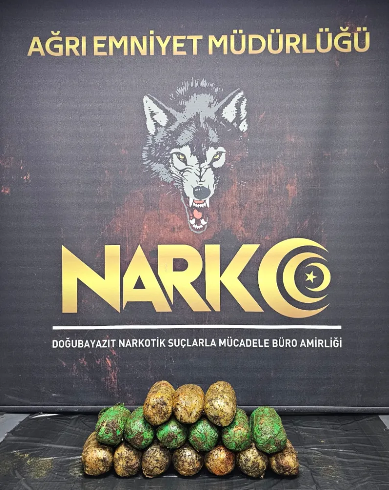 Ağrı’da tırda 18 kilo 550 gram metamfetamin ele geçirildi