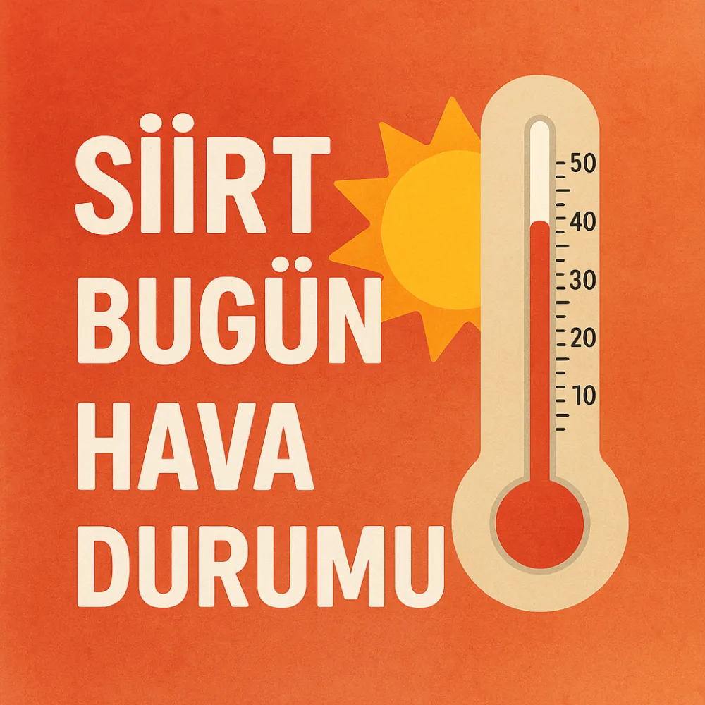 Siirt’te Kavurucu Sıcaklar Devam Ediyor: Bugün ve Hafta Boyunca Dikkat!