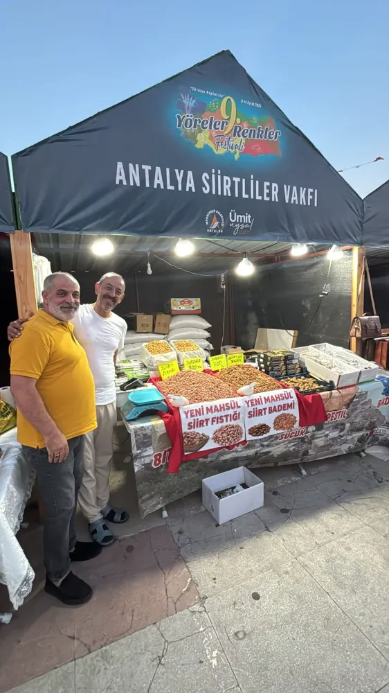 Antalya’da Siirt’in Lezzetleri Tanıtıldı: Yöresel Ürünler Yoğun İlgi Gördü