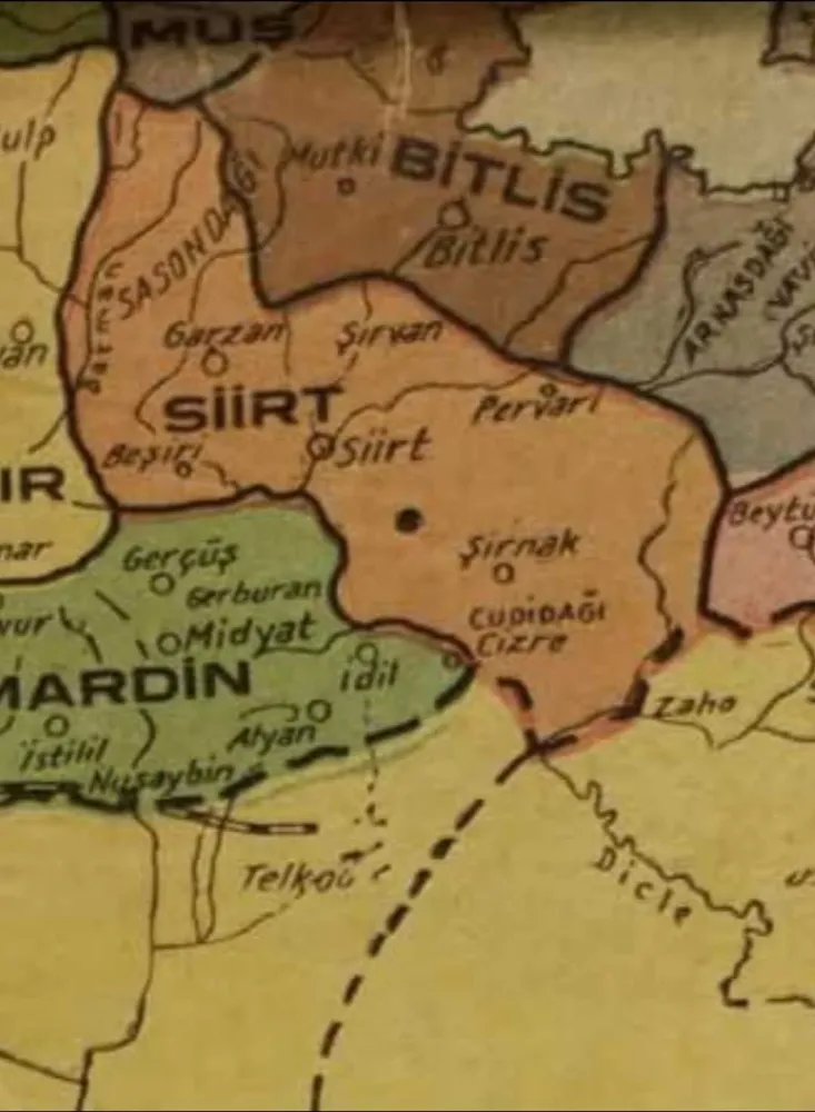 Siirt’in Tarihi Haritası ve Bölgesel Bağlantıları