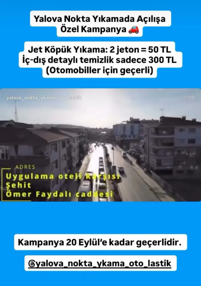 Yalova’da Siirtli Girişimci Beşir Savuk’tan Yeni İşletme: Nokta Oto Yıkama Hizmete Açıldı 