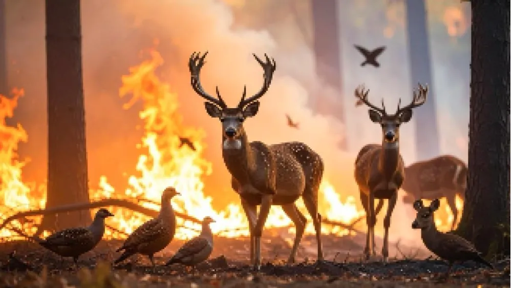 Orman Yangınları Nedeniyle Siirt’te 5 Avlak Ava Kapatıldı