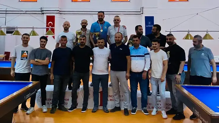 Siirt’te 3 Bant Bilardo İl Şampiyonası Tamamlandı