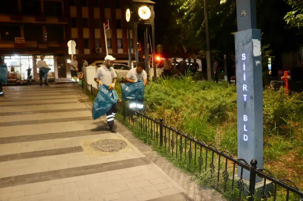 Siirt’te “Temiz Bir Kent, Sağlıklı Bir Çevre” İçin Temizlik Seferberliği Sürüyor