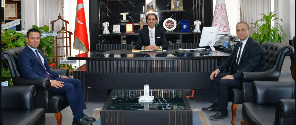 Siirt İl Milli Eğitim Müdürü İlhan Saz’a Hayırlı Olsun Ziyareti