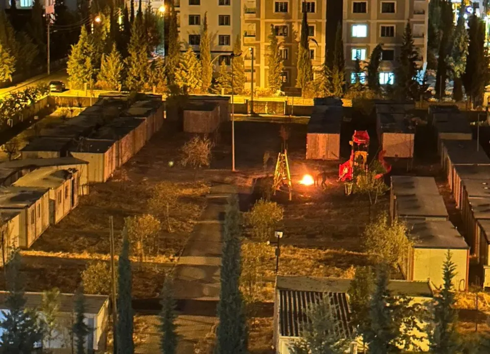 Boşaltılan konteyner kent, madde bağımlılarının yuvası haline geldi