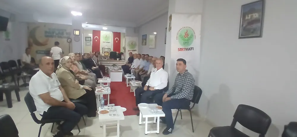 Tillo Işık Hadisesi Öncesi Siirt Vakfı Şubesinde Anlamlı Buluşma