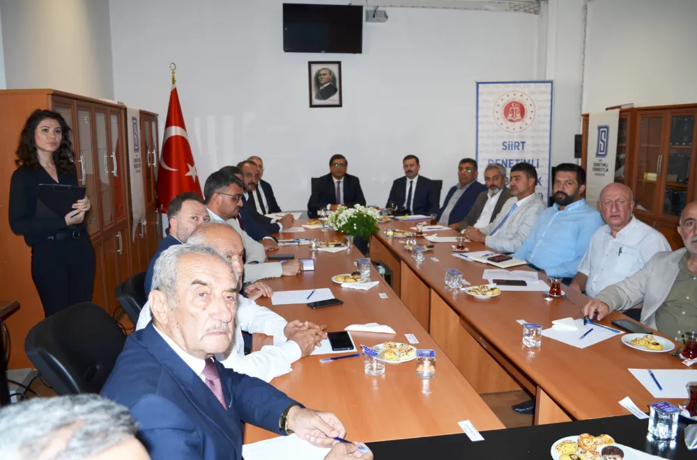 Siirt’te Koruma Kurulu Eylül Ayı Toplantısı Gerçekleştirildi