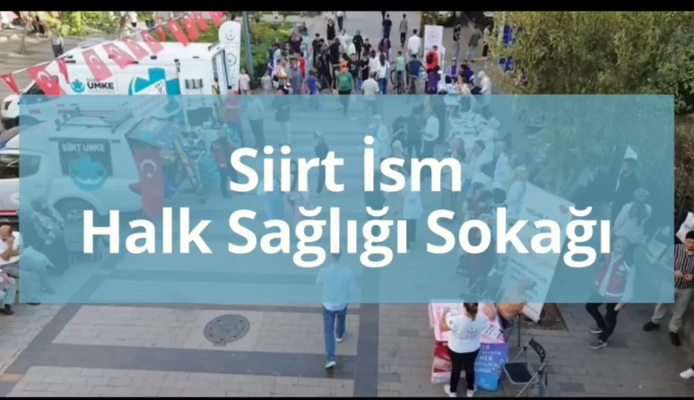  Siirt’te Halk Sağlığına Büyük İlgi, Obeziteden Kansere, Sigara Bırakmadan Sağlıklı Beslenmeye: Siirt’te Sağlık Bilinci Artıyor