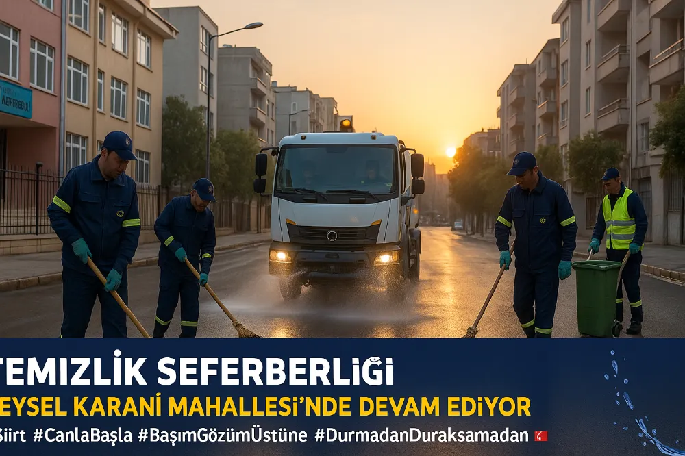 “Temizlik Seferberliği” Veysel Karani Mahallesi’nde Devam Ediyor