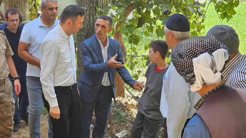 Siirt’te Köy Halkı Sorunlarını Kaymakama Aktardı