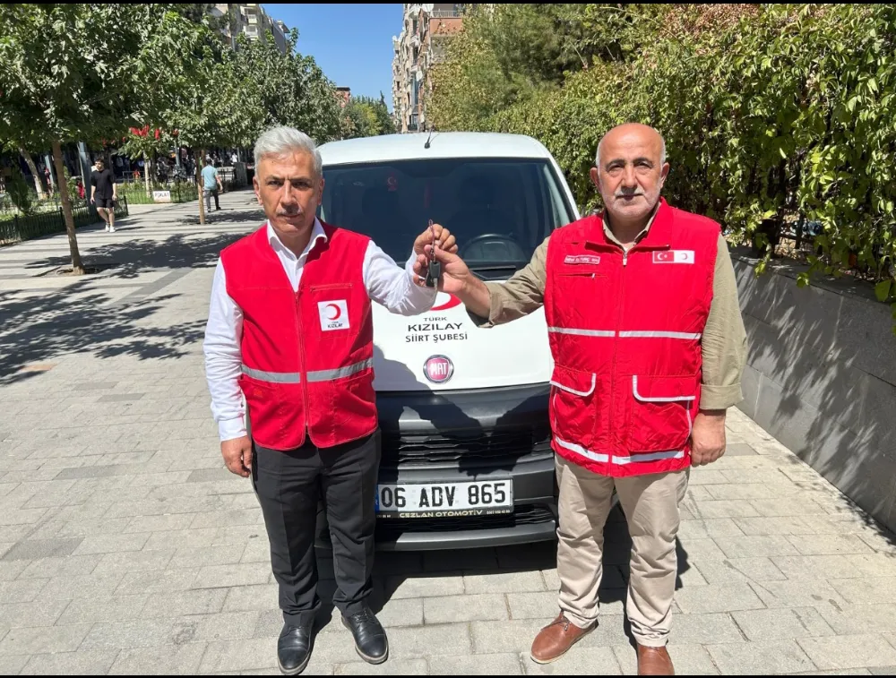 Baykan Kızılay Şubesi’ne Yeni Araç Tahsisi